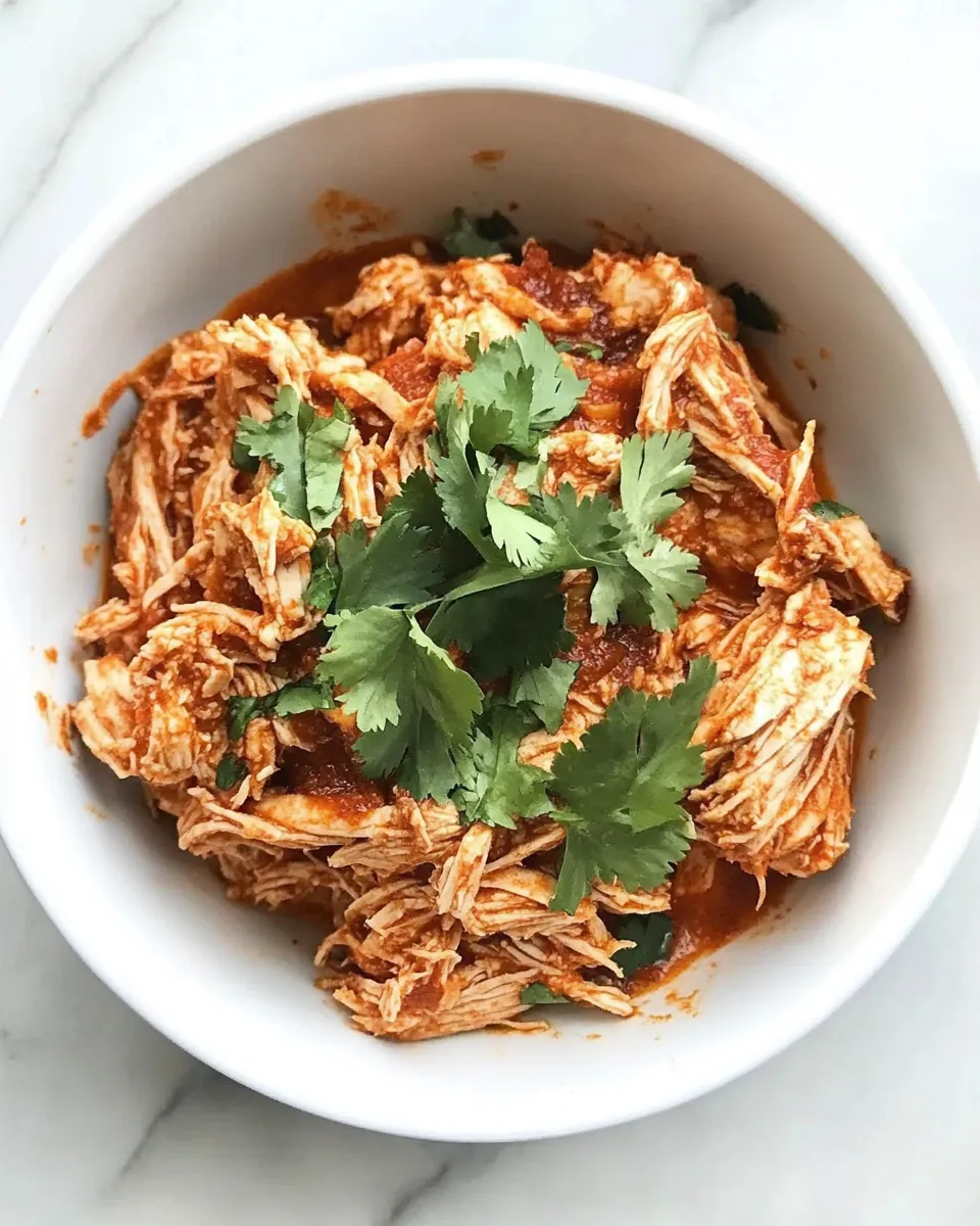 Easy Shredded Harissa Chicken