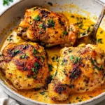 Easy Skillet Chicken Thighs