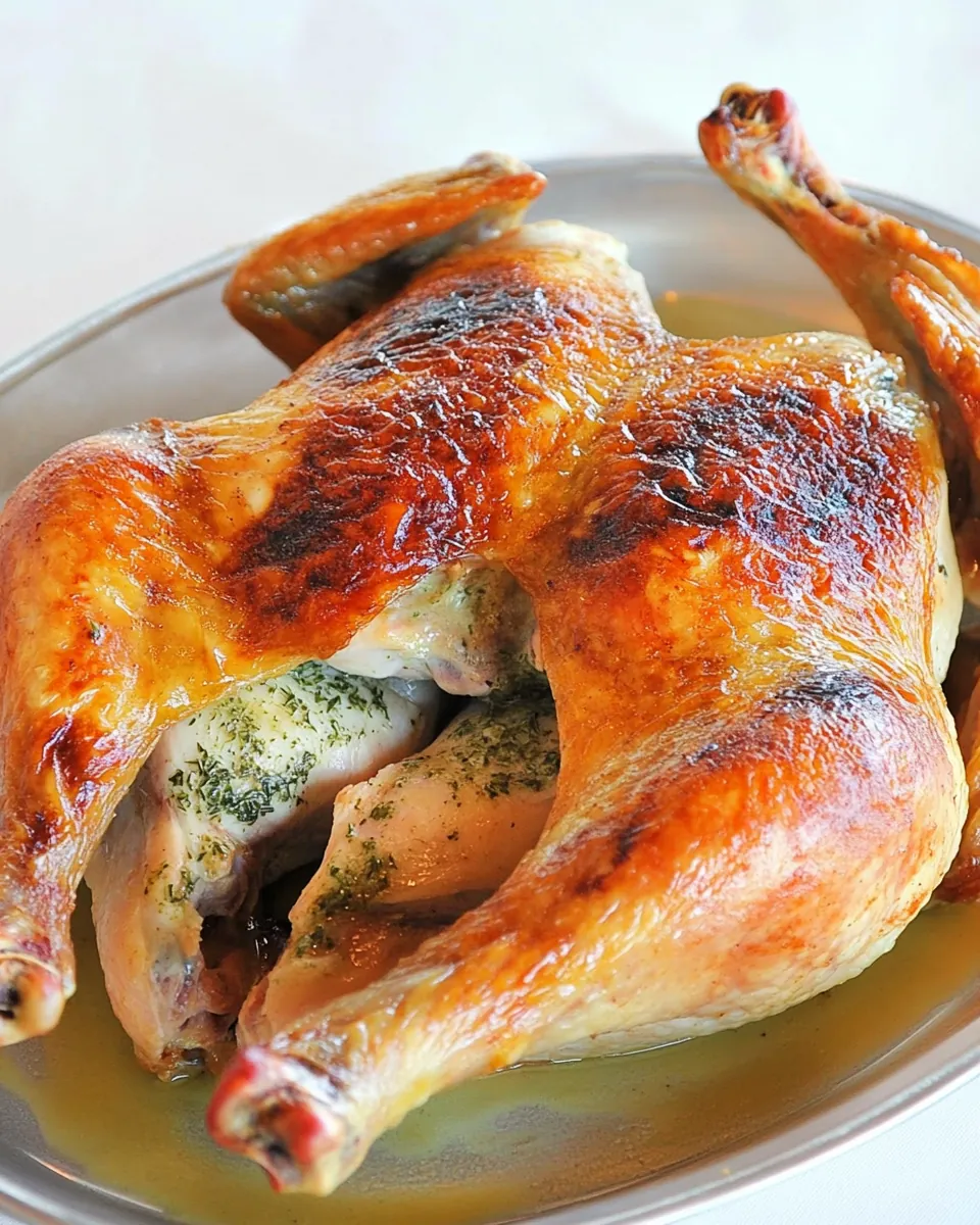 Easy Spatchcock Chicken