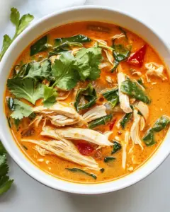 Easy Thai Chicken Curry Soup