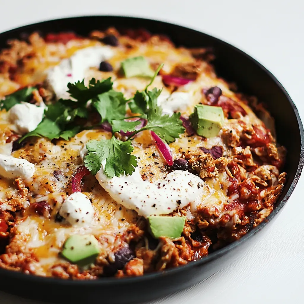 Easy Turkey Burrito Skillet