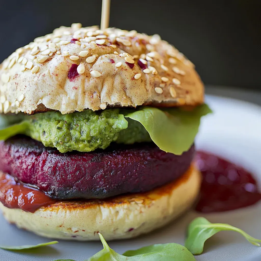Easy Vegan Beet Burger