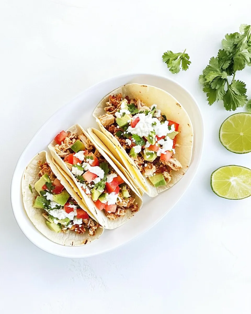 Easy Weeknight Chicken Tacos