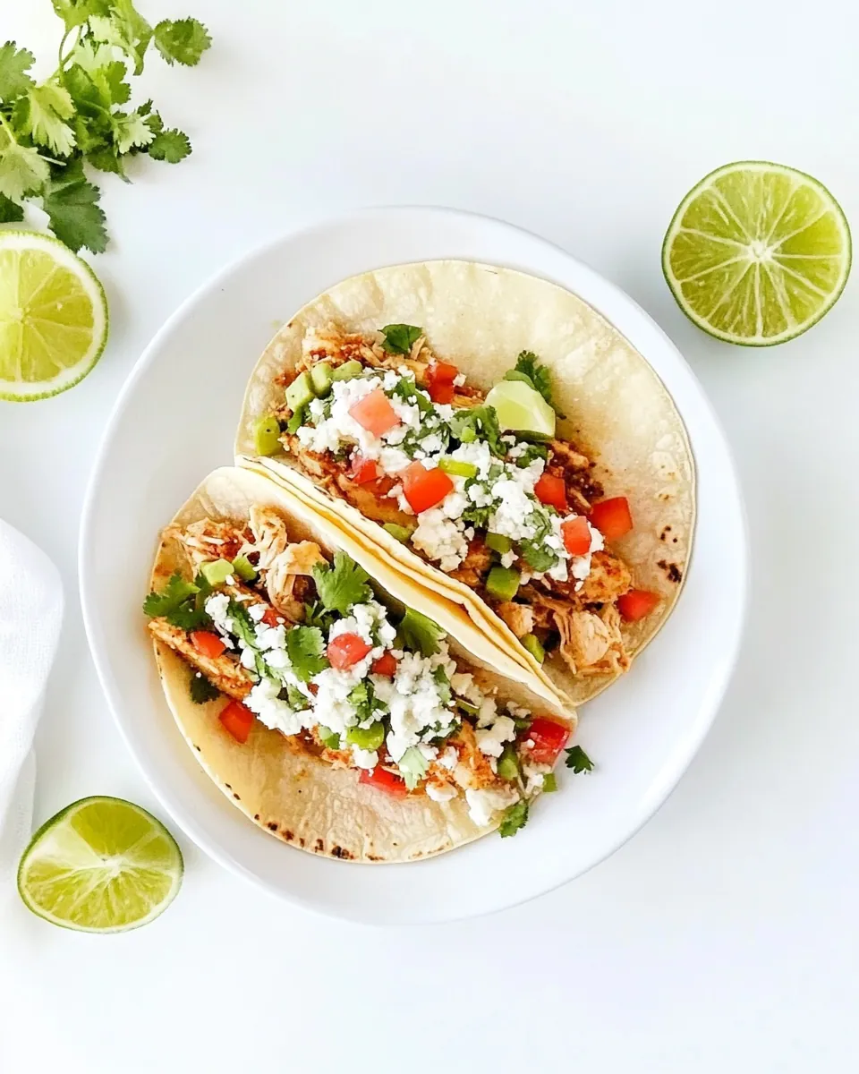 Easy Weeknight Chicken Tacos