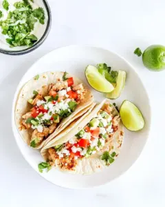 Easy Weeknight Chicken Tacos