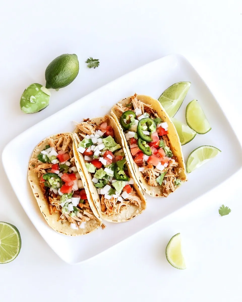 Easy Weeknight Chicken Tacos