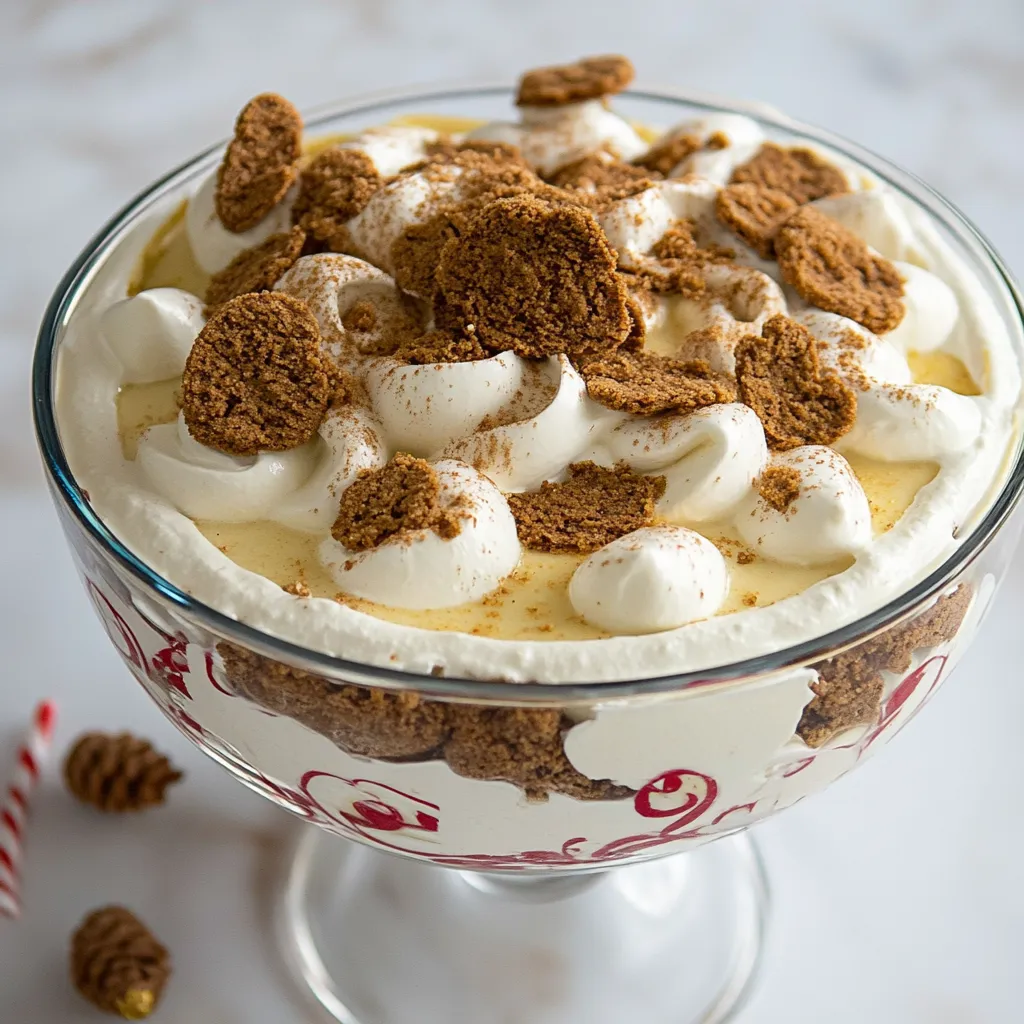 Eggnog Gingerbread Trifle