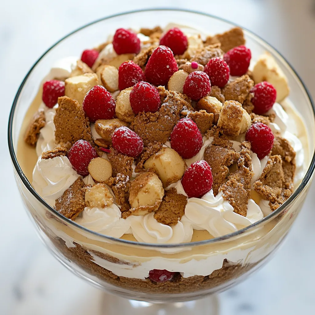 Eggnog Gingerbread Trifle