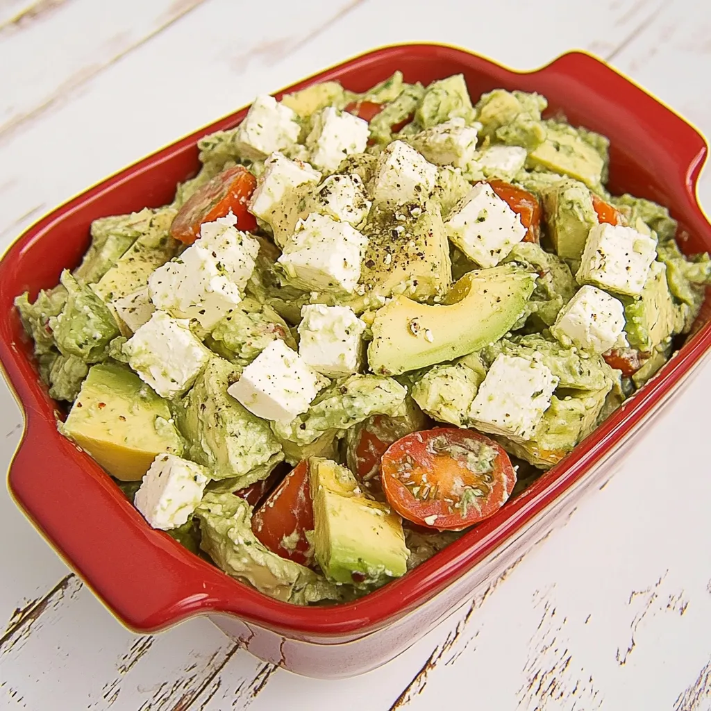 Feta Avocado Salad