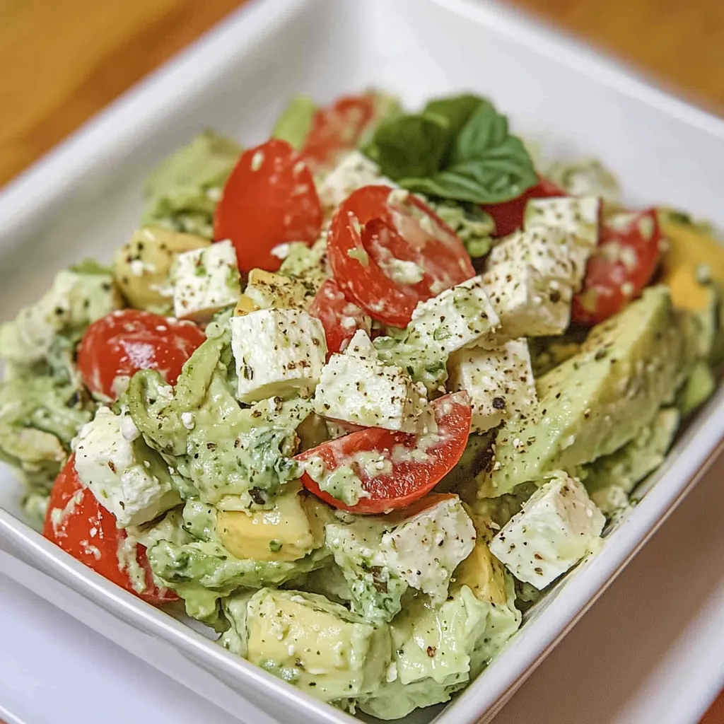 Feta Avocado Salad