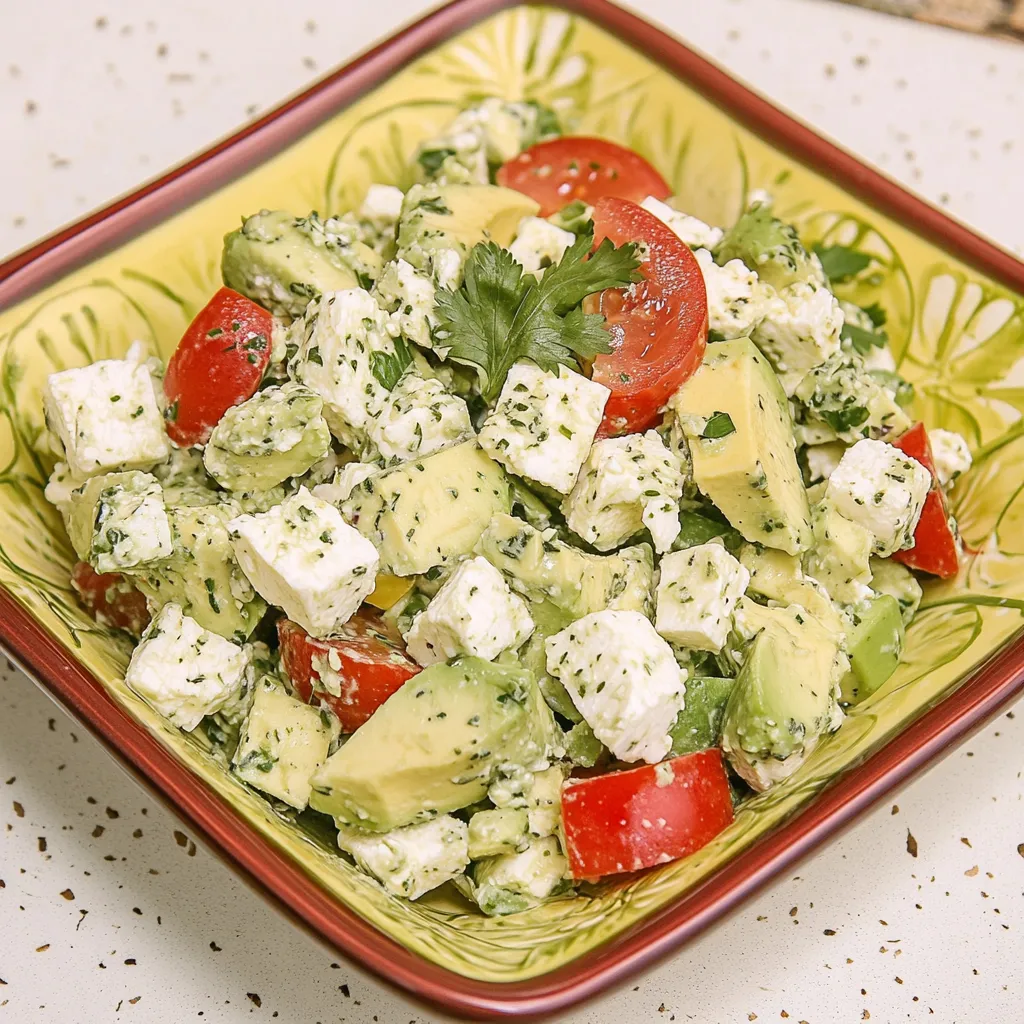 Feta Avocado Salad