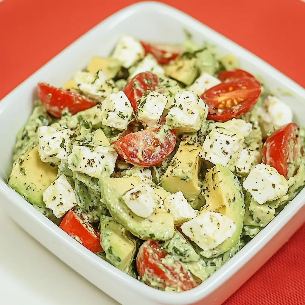 Feta Avocado Salad