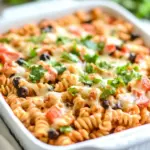 Fiesta Ranch Chicken Pasta Casserole
