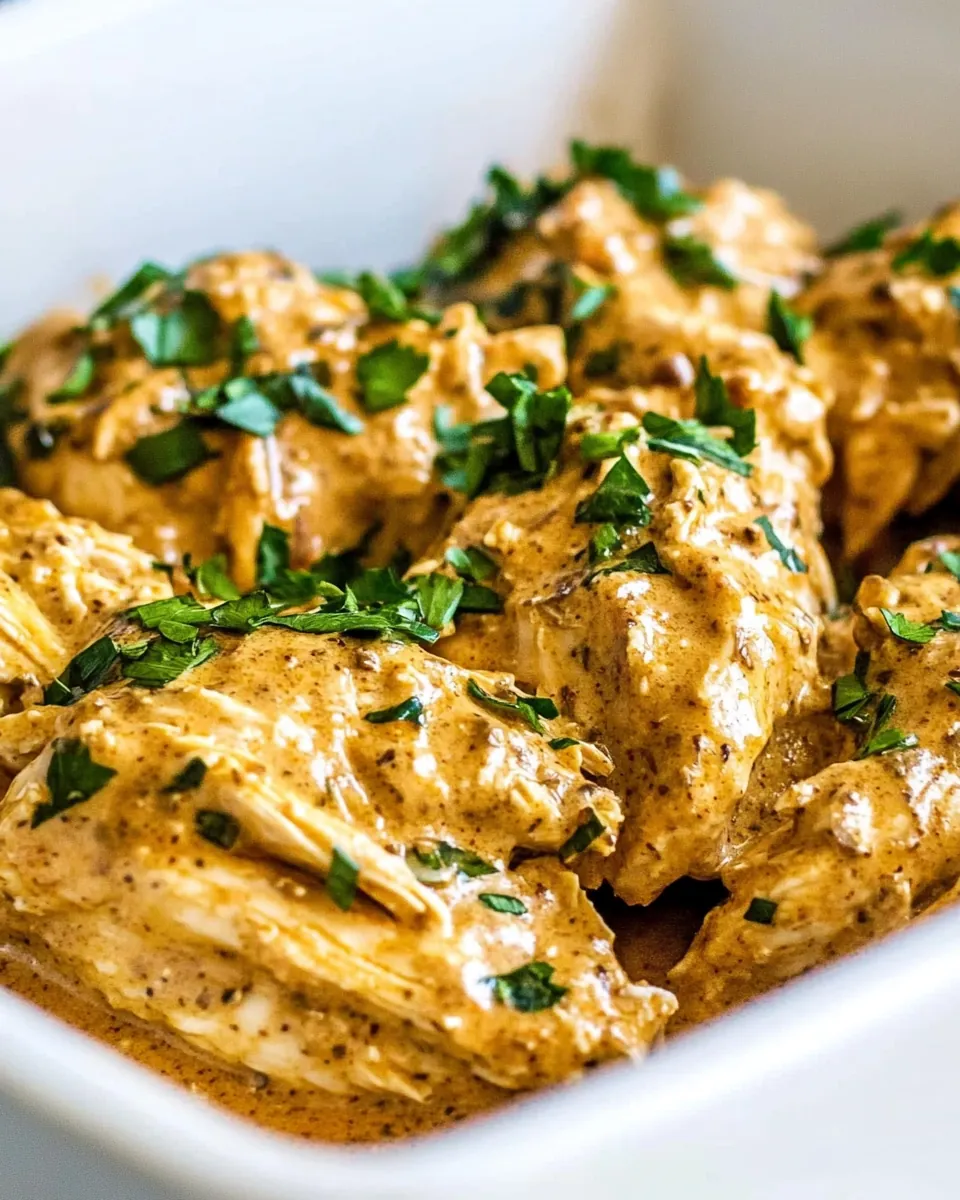 Fiesta Ranch Creamy Crockpot Chicken