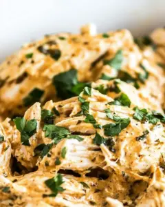 Fiesta Ranch Creamy Crockpot Chicken