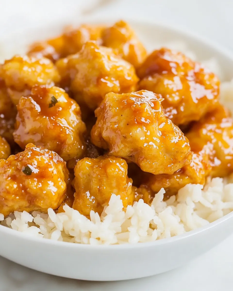 Healthy Orange Chicken