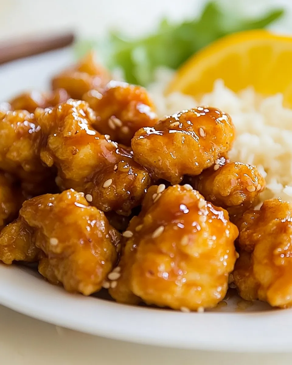 Healthy Orange Chicken