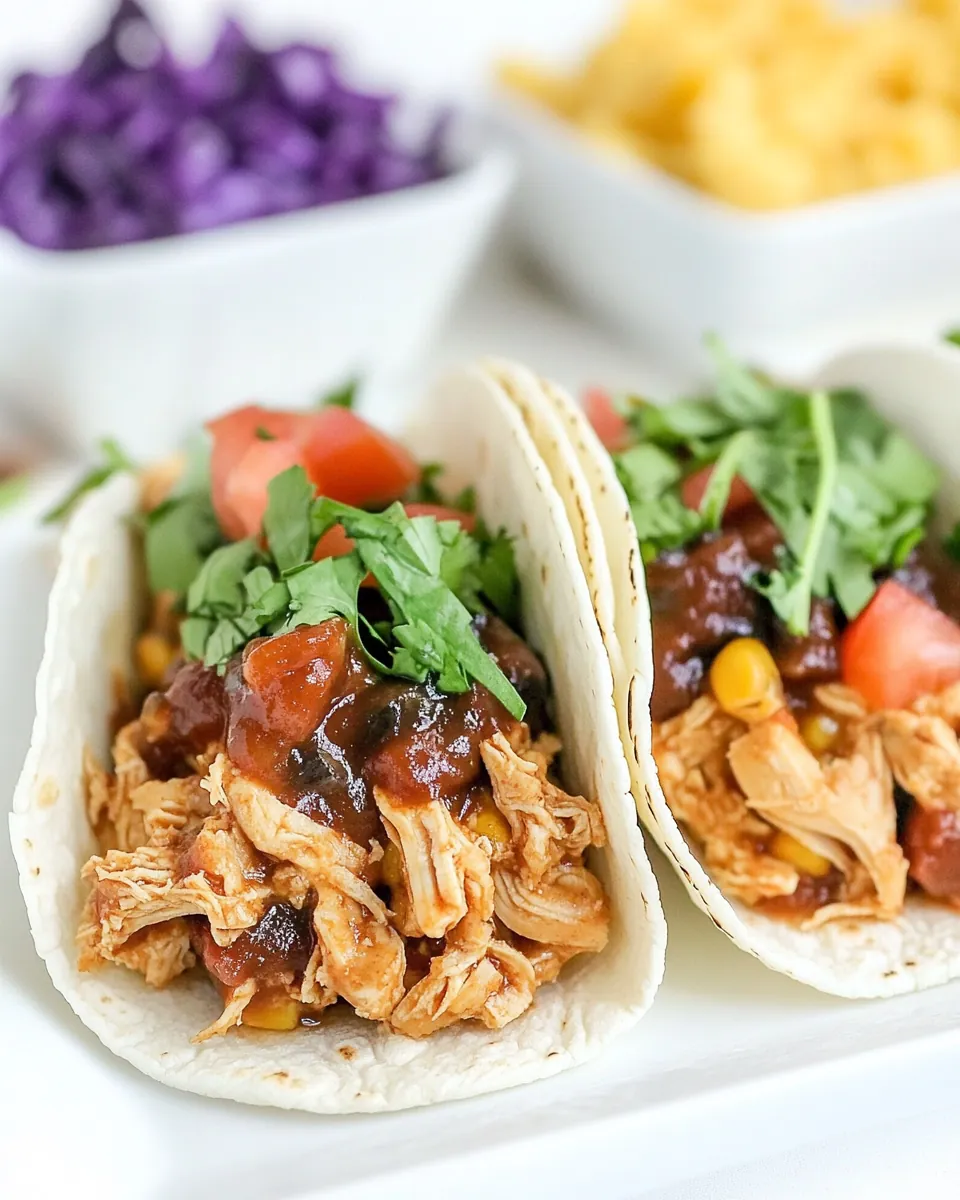 BBQ Chicken Tacos