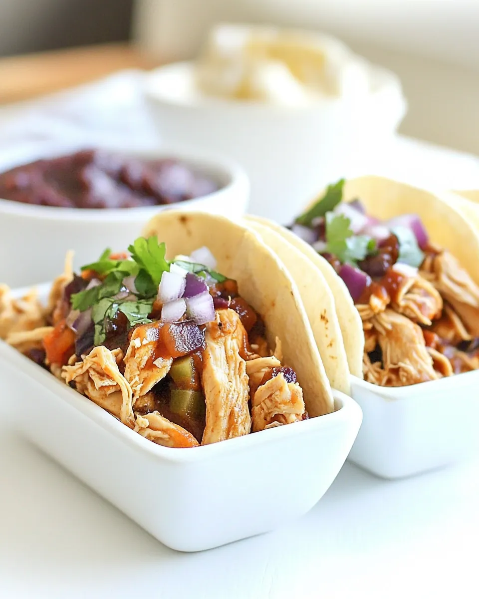 BBQ Chicken Tacos