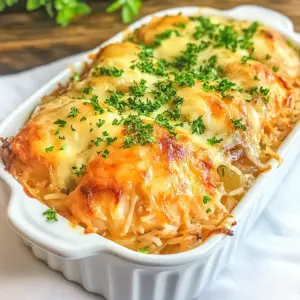 French Onion Chicken Rice Bake