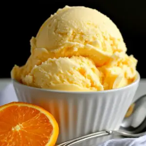 Fresh Orange Sherbet