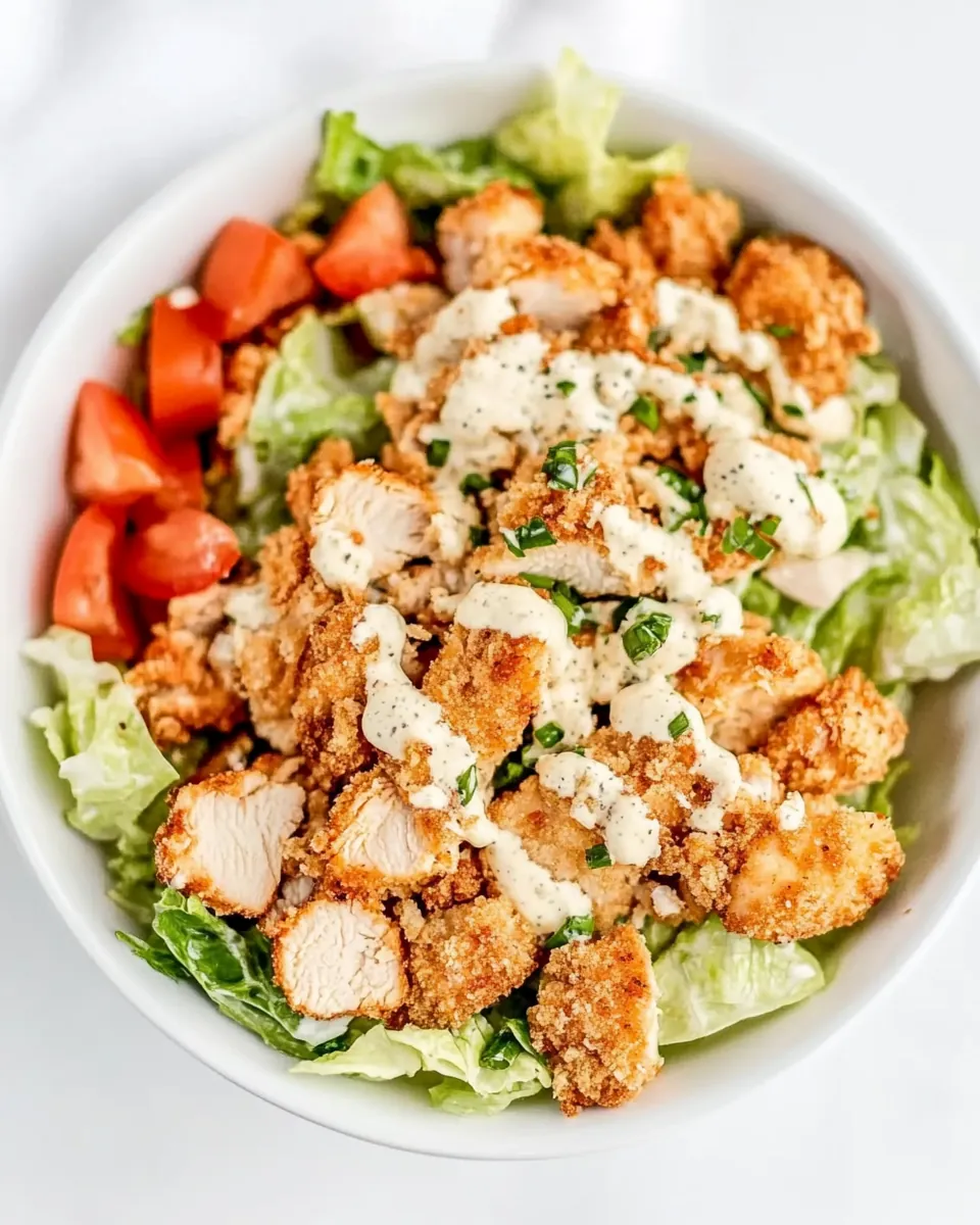 Fried Chicken Salad