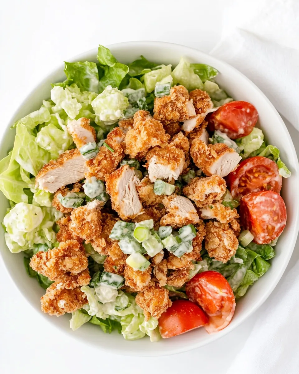 Fried Chicken Salad