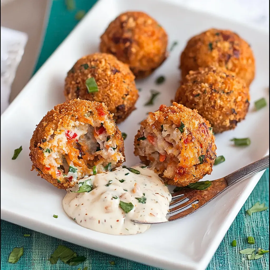 Fried Crawfish Etouffee Balls
