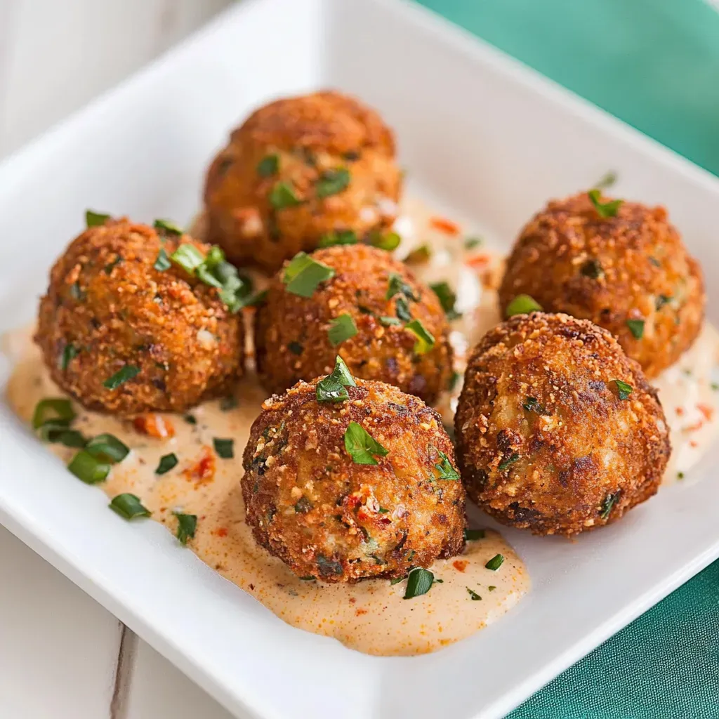 Fried Crawfish Etouffee Balls