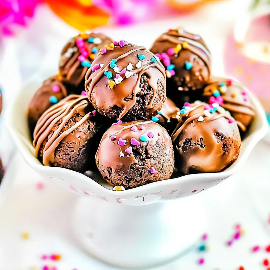 Fudgy Brownie Balls