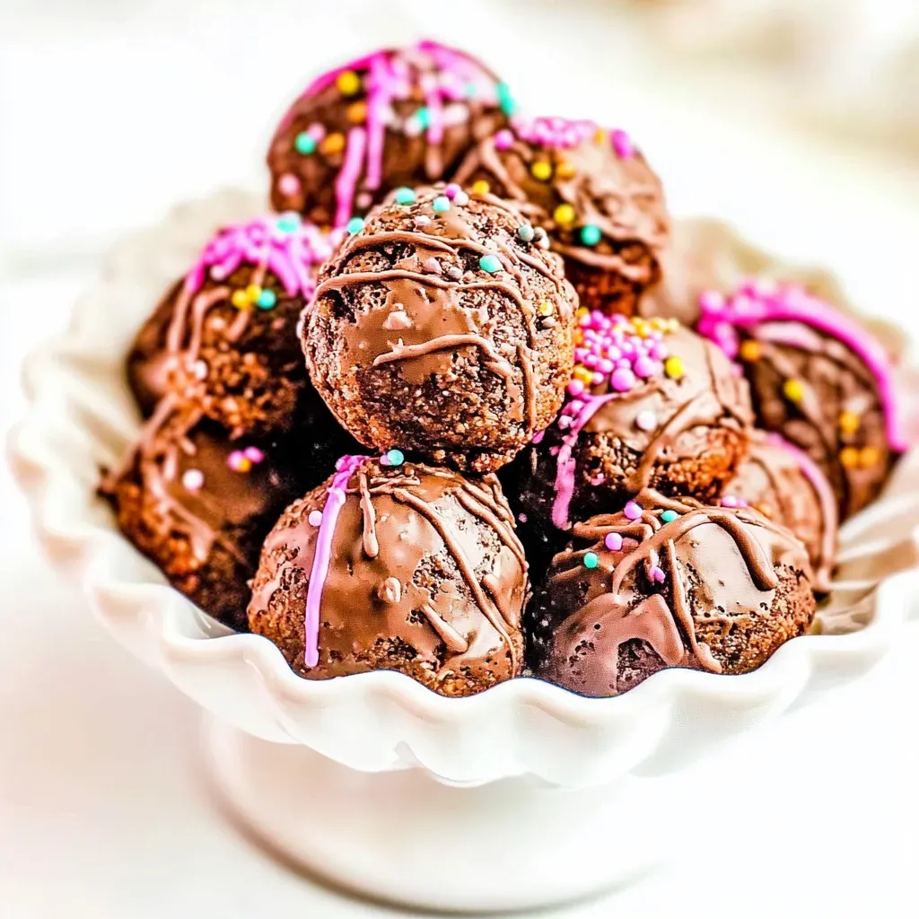 Fudgy Brownie Balls