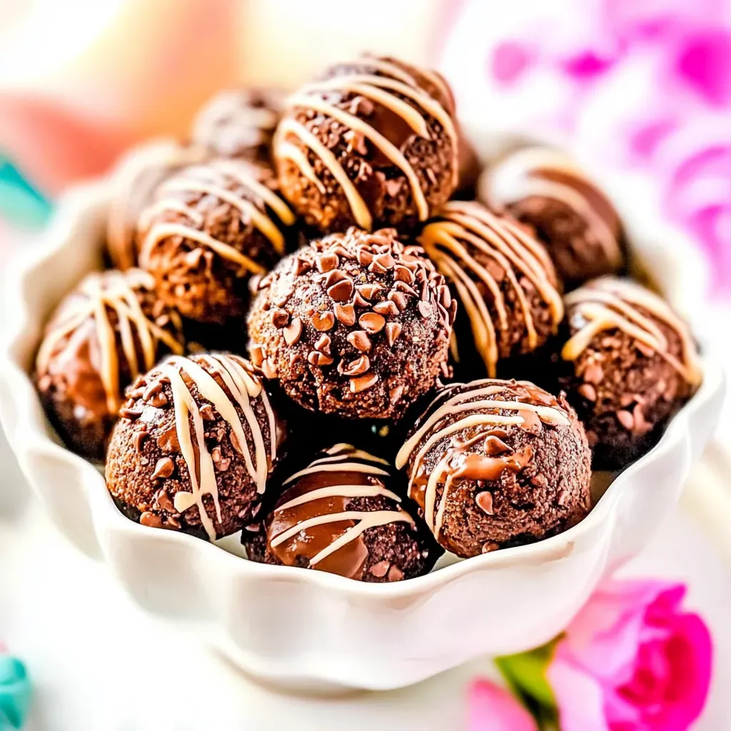 Fudgy Brownie Balls