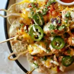 Chicken Skewer Nachos