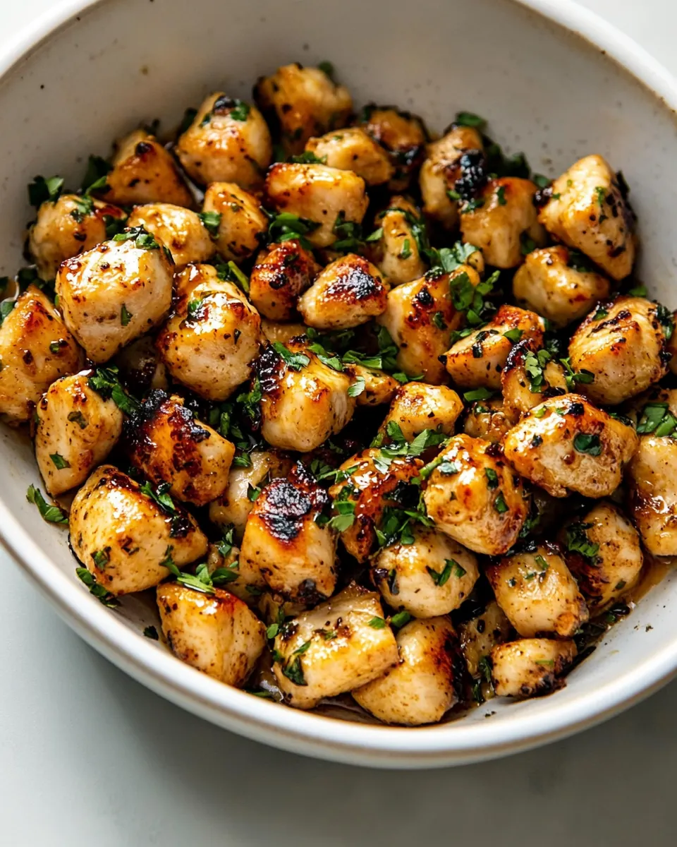 Garlic Butter Chicken Bites
