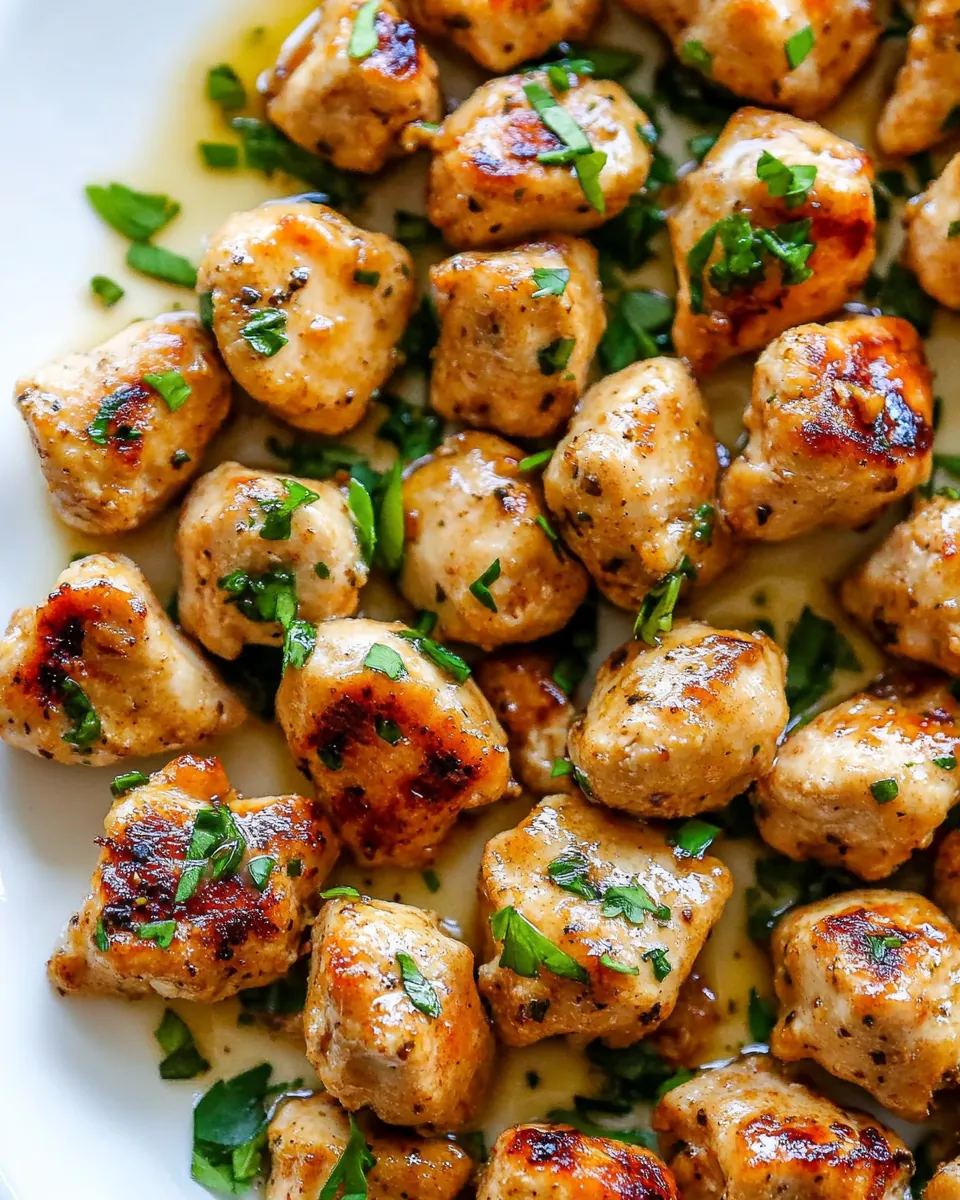 Garlic Butter Chicken Bites