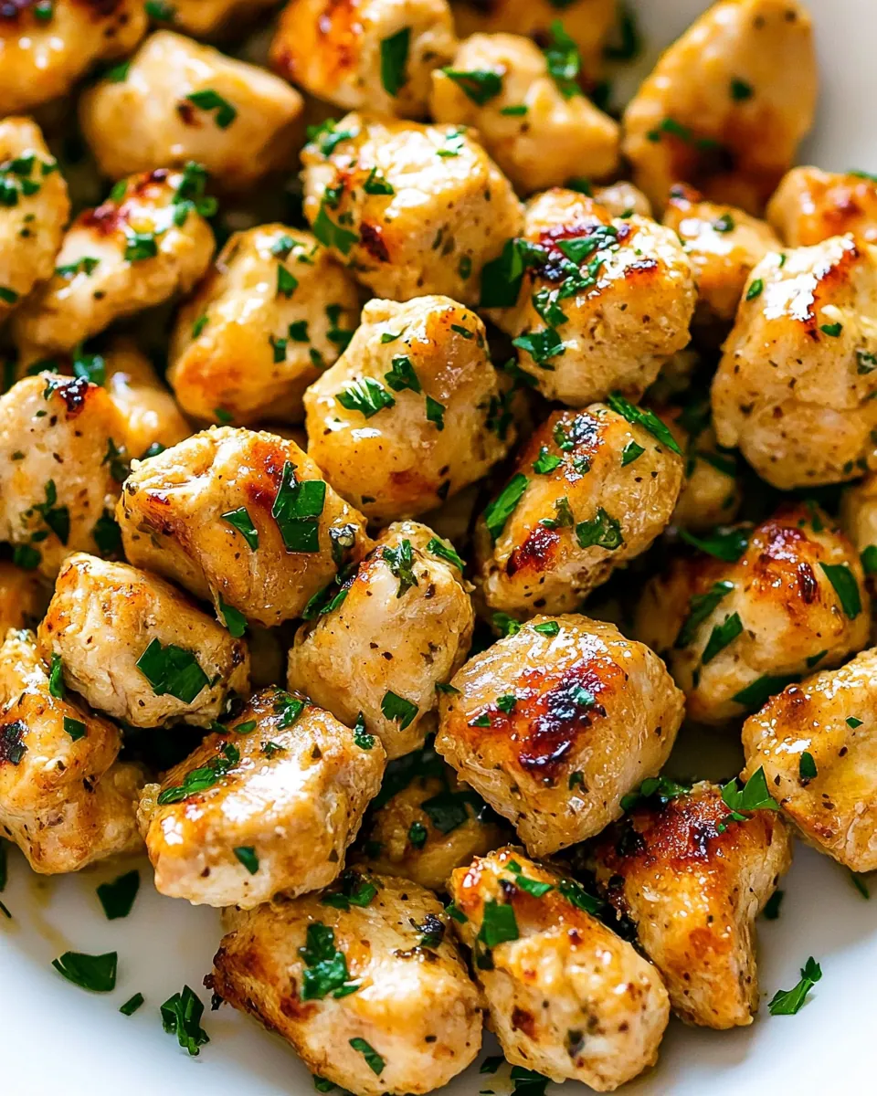 Garlic Butter Chicken Bites