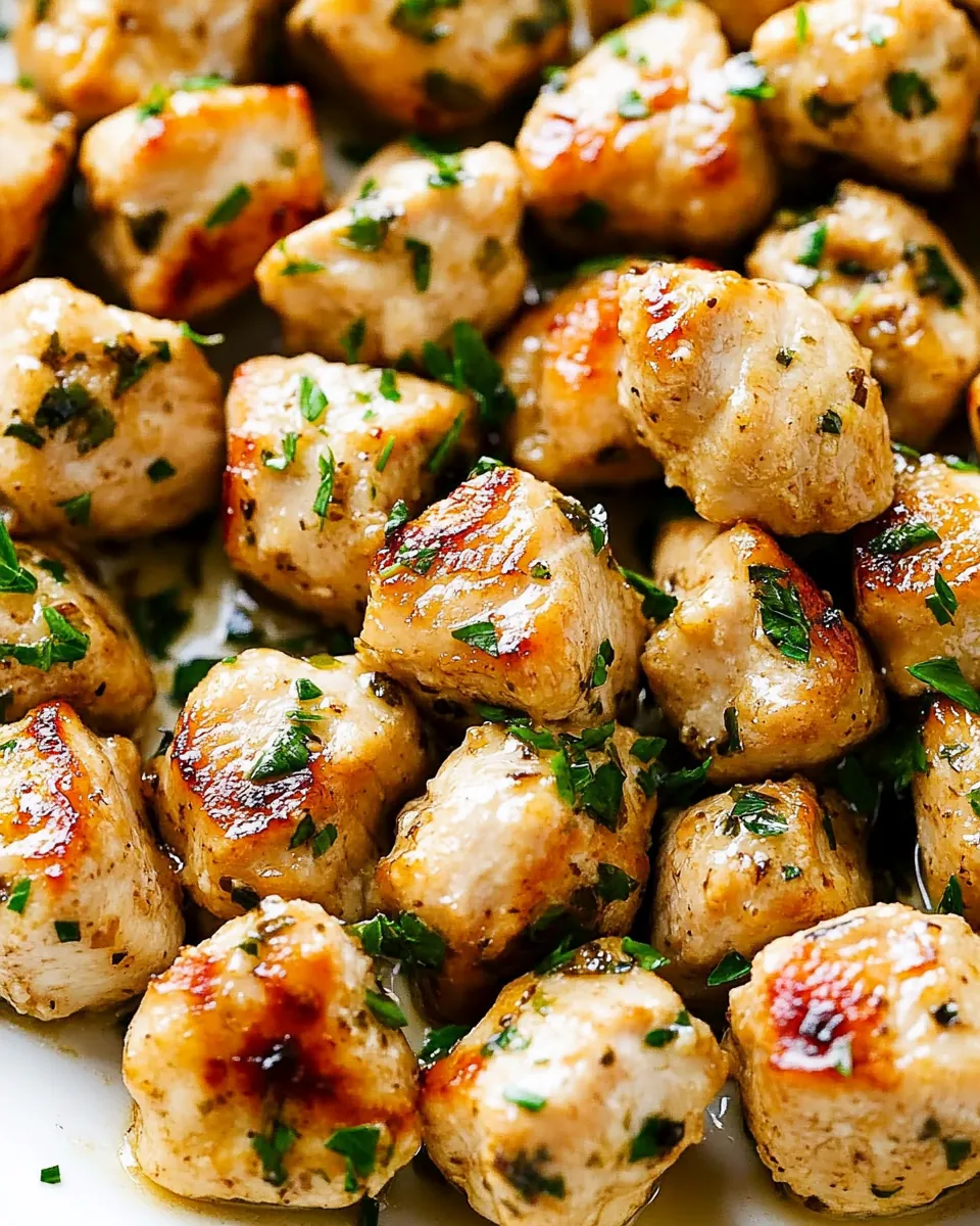 Garlic Butter Chicken Bites