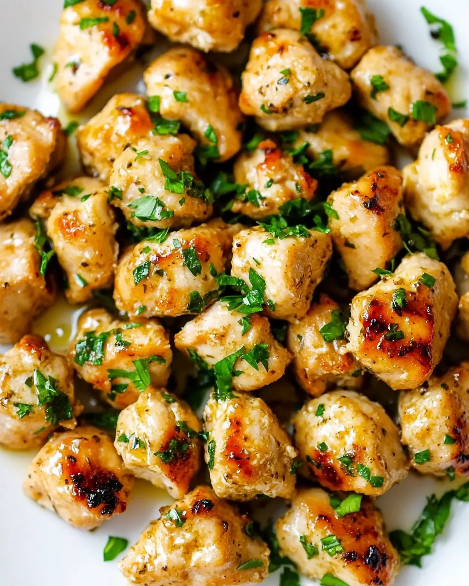 Garlic Butter Chicken Bites