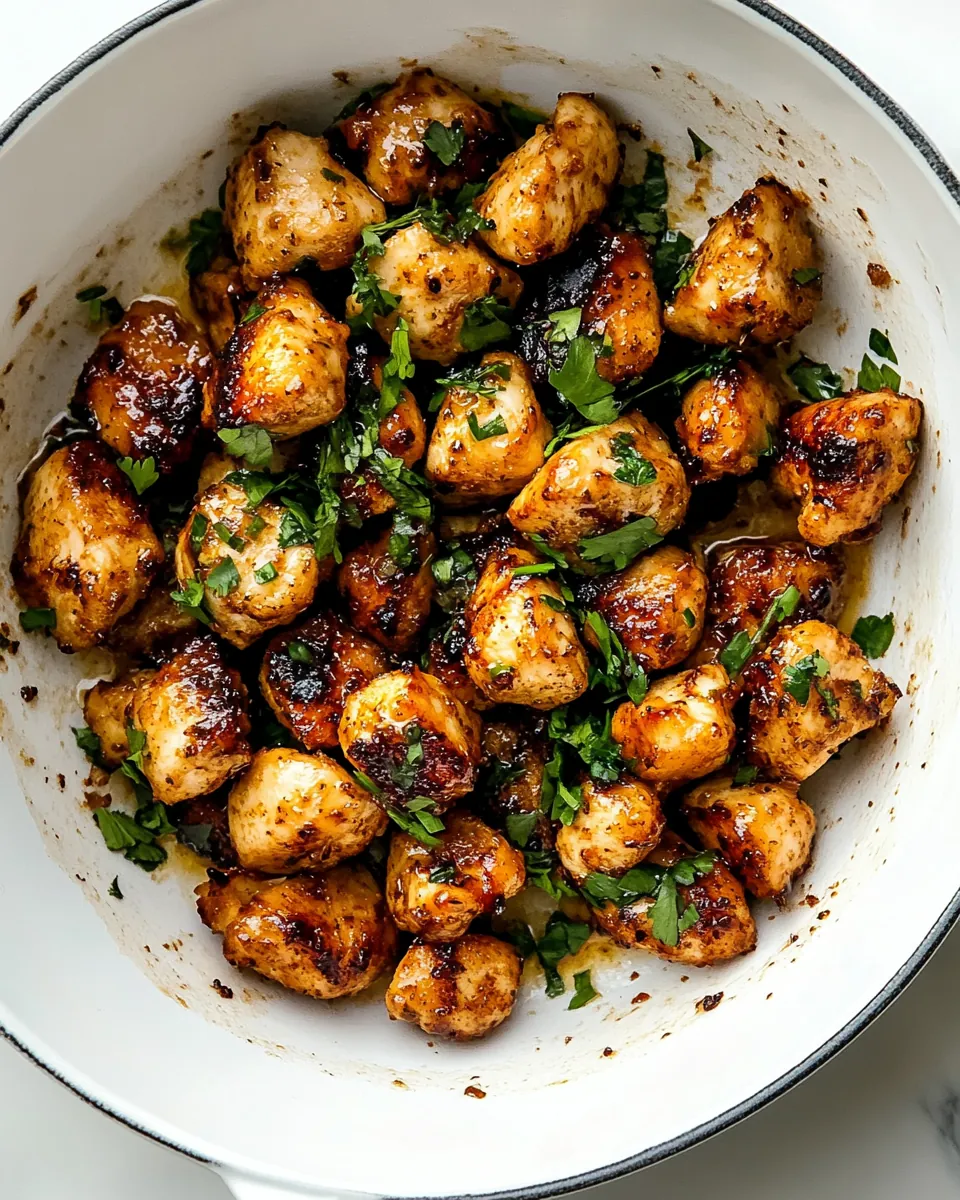 Garlic Butter Chicken Bites