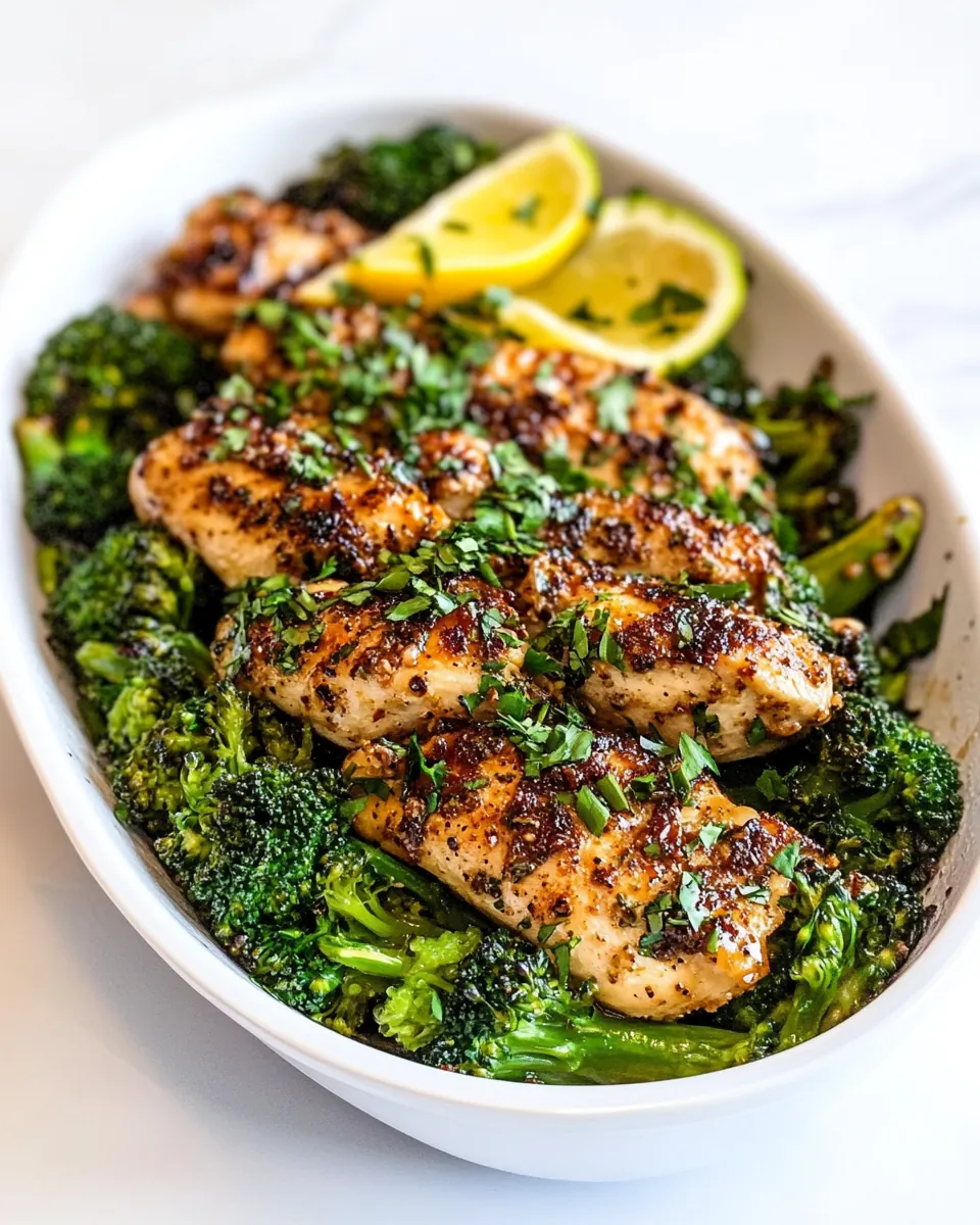 Garlic Butter Chicken Broccoli