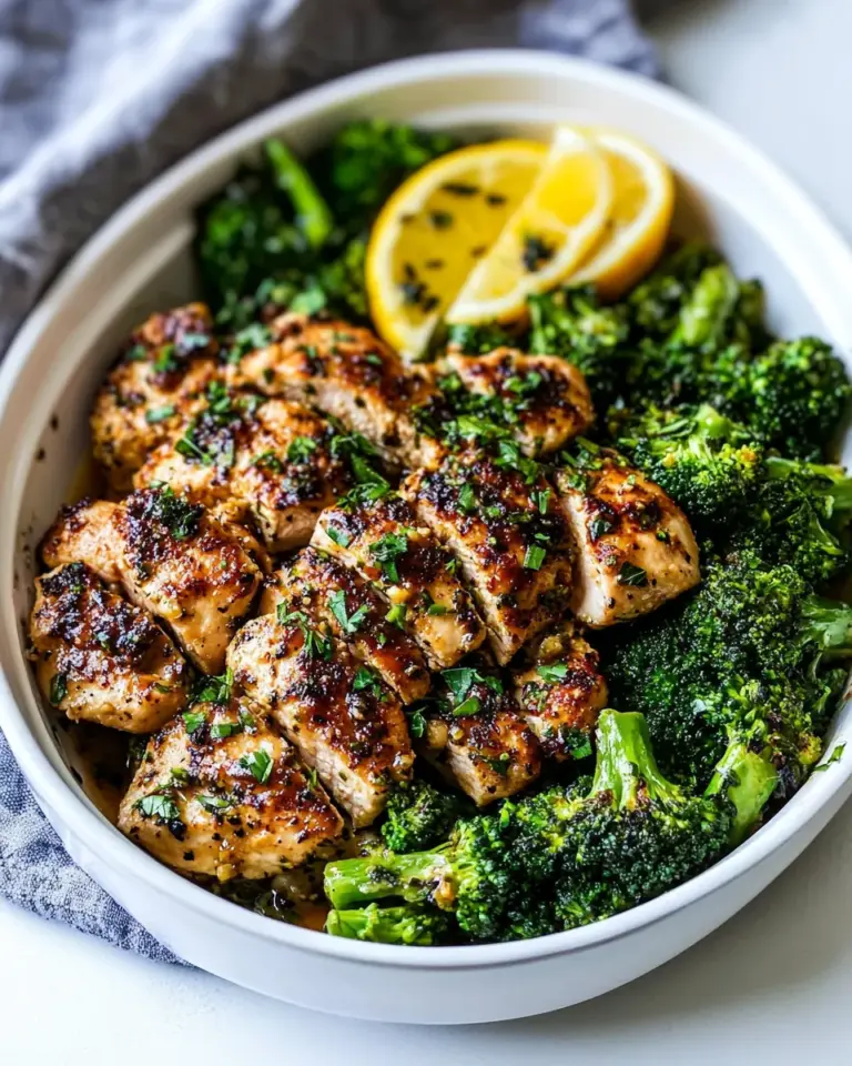 Garlic Butter Chicken Broccoli