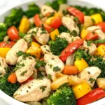 Garlic Butter Chicken Vegetable Skillet