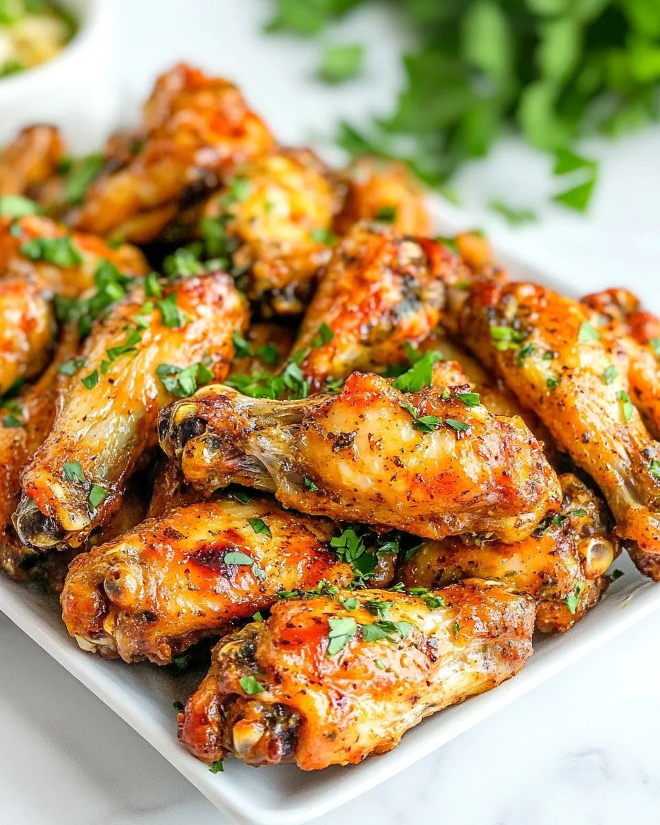 Garlic Butter Chicken Wings