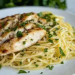 Garlic Butter Pasta with Garlic Chicken