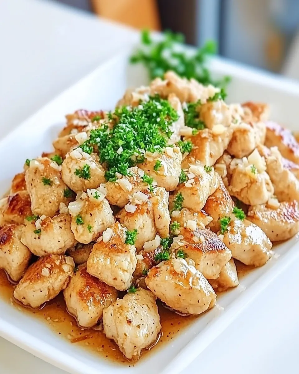 Garlic Chicken Bites