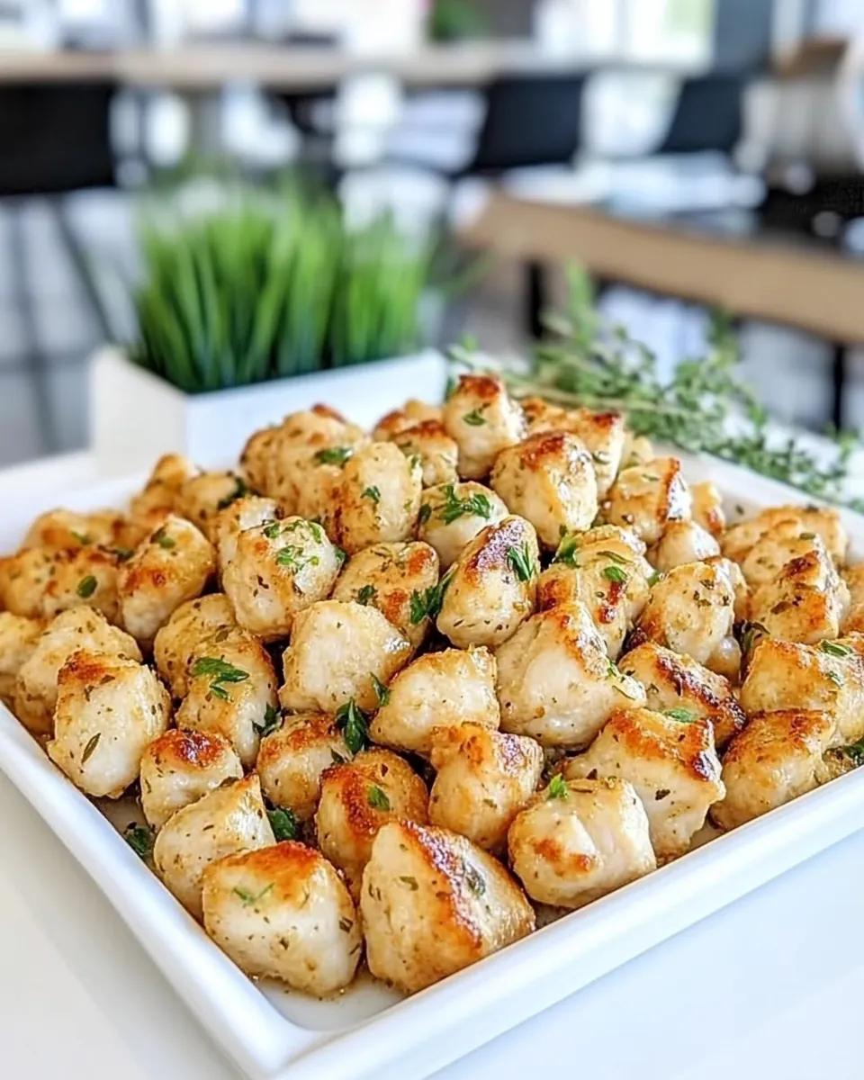 Garlic Chicken Bites