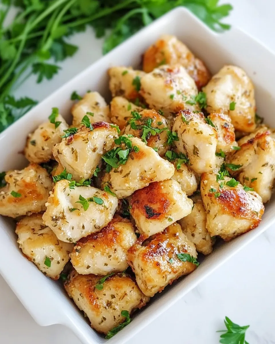 Garlic Chicken Bites