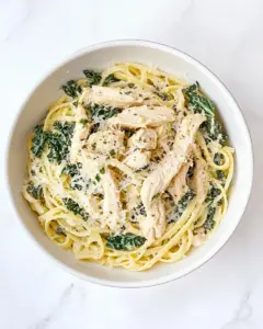 Garlic Chicken Kale Spaghetti