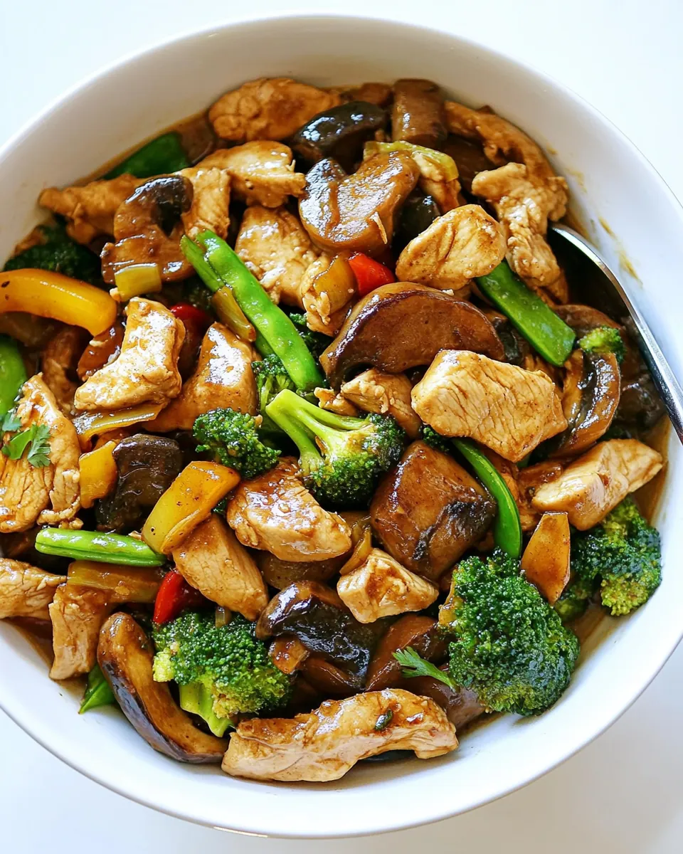 Garlic Chicken Stir Fry