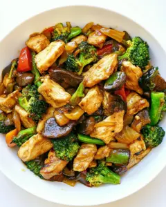 Garlic Chicken Stir Fry